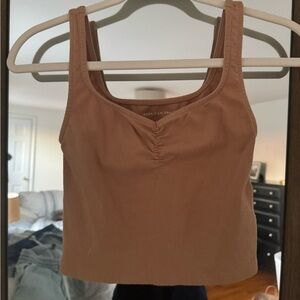 AE Tan Cinch Tank Top